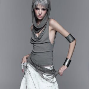 EV -  ASHEN HOOD TANK TOP